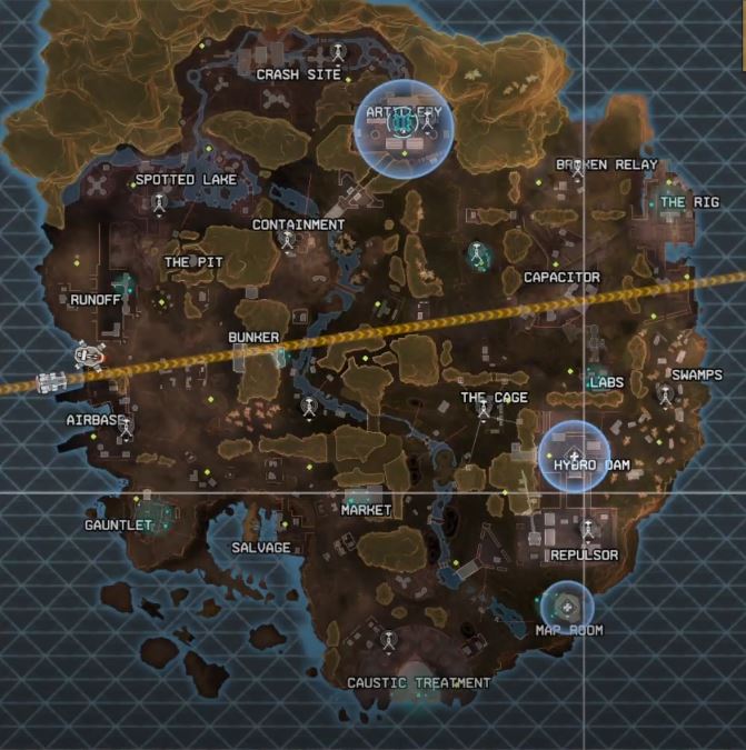 Kings Canyon Map - Apex Legends Season 8  josuamarcelc