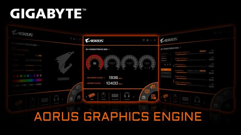 Gigabyte aorus engine как пользоваться